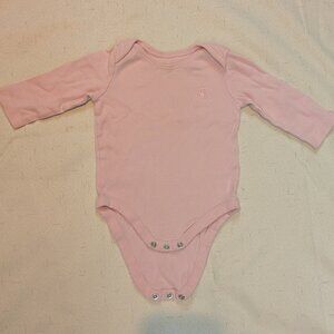 Baby Gap light pink long sleeve onesie
